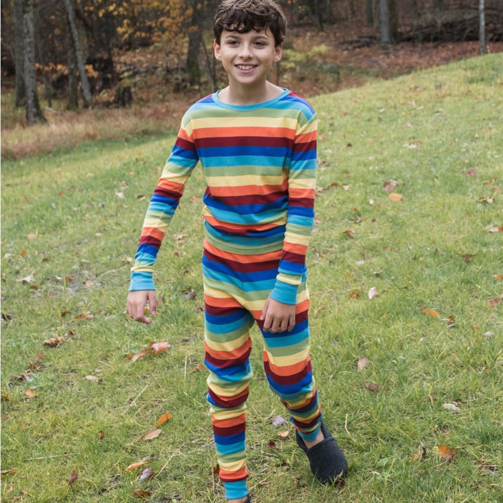 Family Rainbow Pajamas - Adult XL, Adult M and Child Size 5